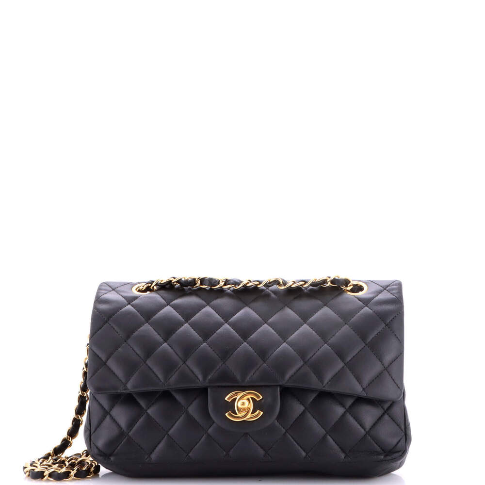 Chanel Medium Vintage Classic Double Flap Bag Quilted Lambskin